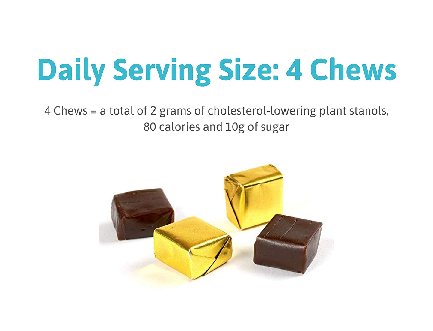 Benecol® Soft Chews - Made with Clinically Proven Cholesterol-Lowering Plant Stanols - Cholesterol Management Supplement (120 Chocolate Chews)