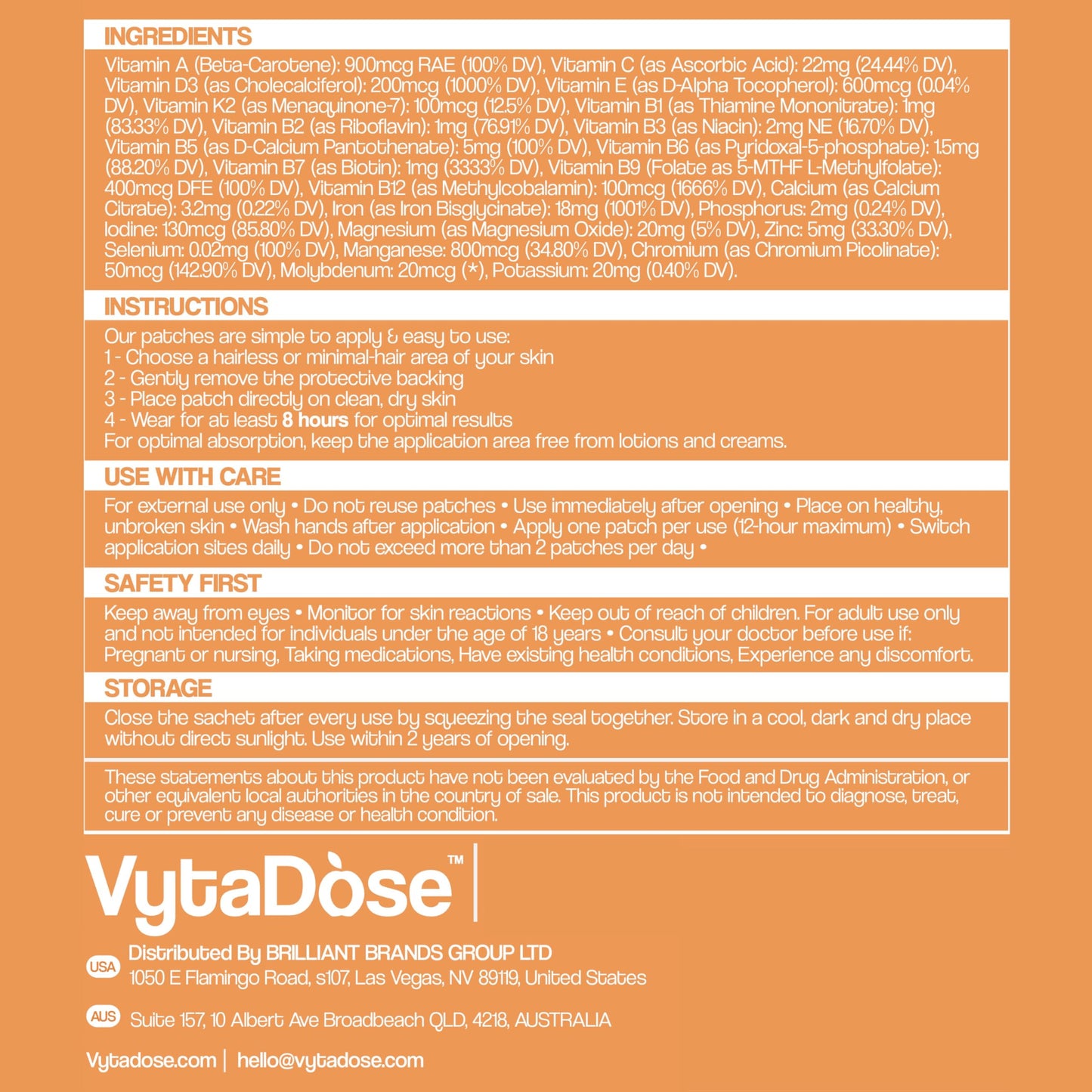 MULTIVITAMIN for Women | Womens Multivitamin Patches with Iron & Biotin, RDI Iron + 26 Essential Daily Vitamins & Minerals, No Nausea, 8-Hour Time-Release Women's Vitamins for Better Absorption