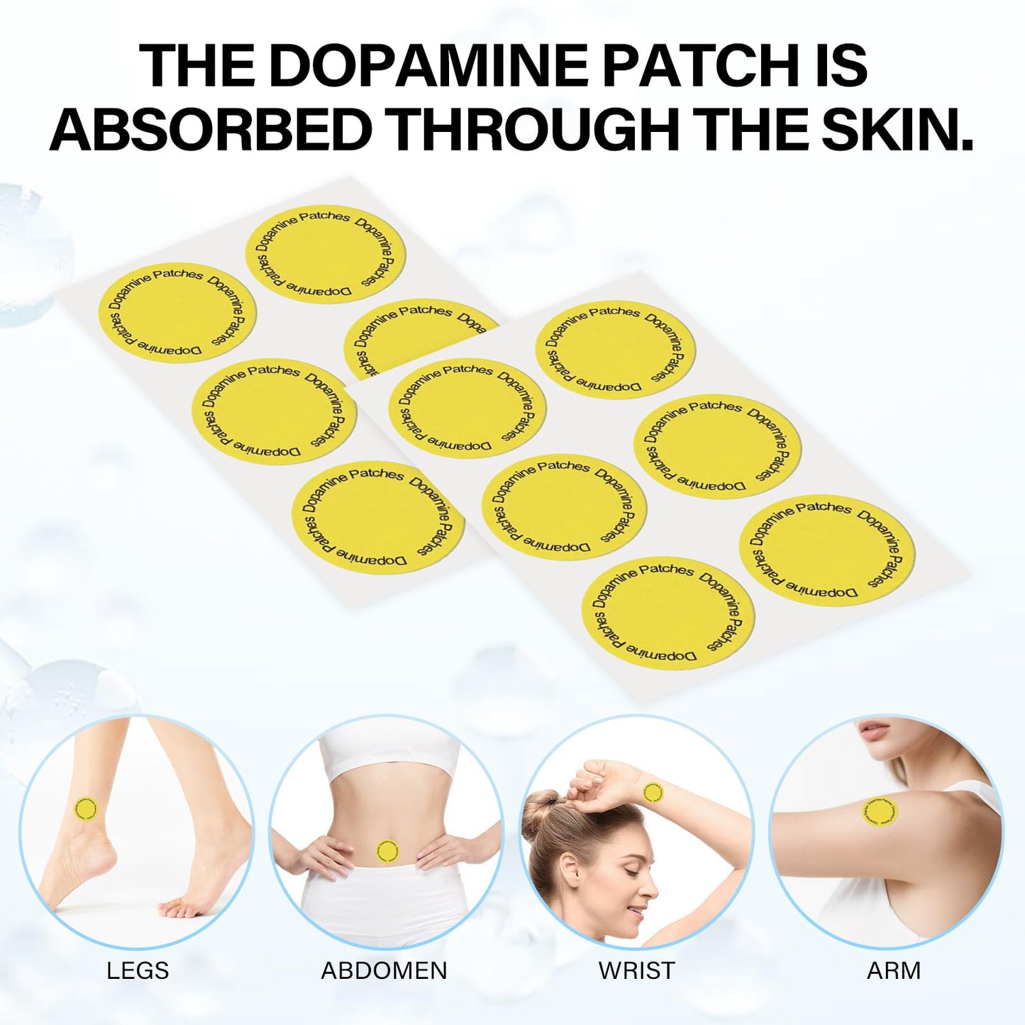 Dopamine Patches-Used for enhancing concentration and maintaining emotional stability on a daily basis (30 pack) (1PCS)